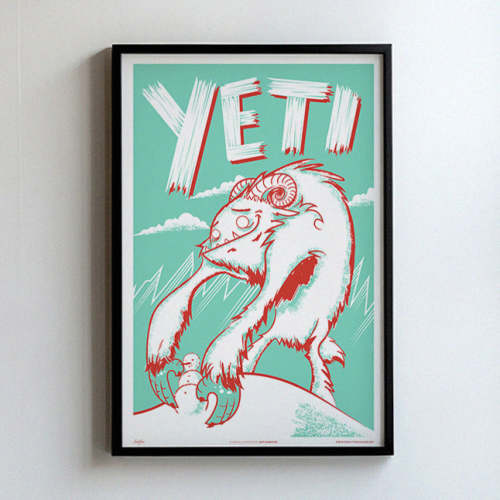 Monster Friends Yeti Print – Familytree