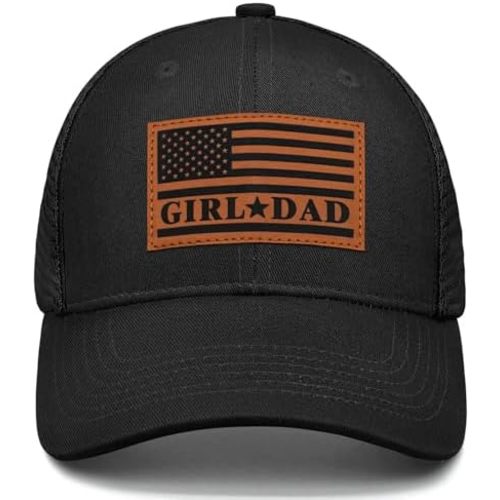 Girl Father Daddy Gifts Dad Hats for Men, Adjustable Dad Trucker Hat, Fathers Day Birthday Gifts from Daughter