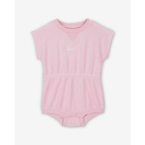 Nike Essentials Baby Jacquard Towel Terry Romper. Nike.com