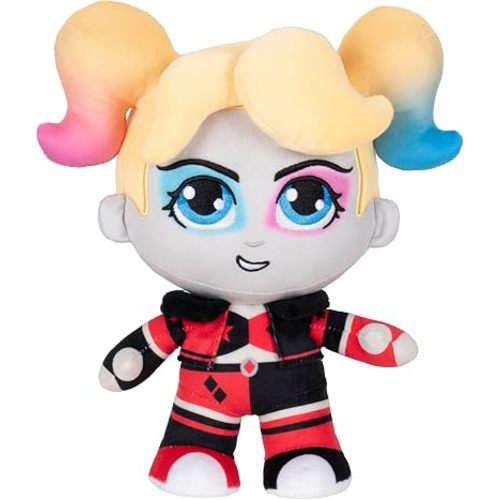 Jazwares DC Harley Quinn Plush - 8-Inch Stuffed Collectible Super-Villain Toy from Warner Bros. - Officially Licensed - Ages 3+