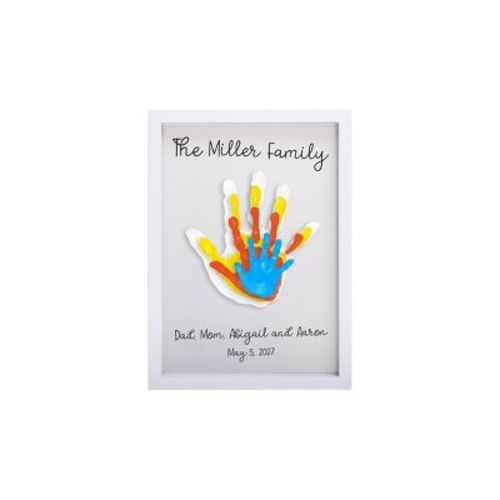 Pearhead Floating Family Handprint Frame Kit - White