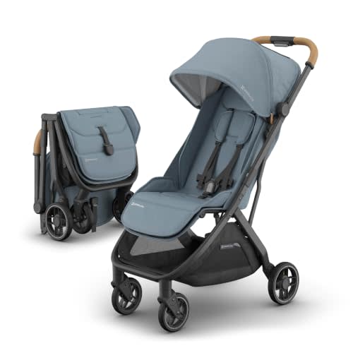UPPAbaby Minu V3 Travel Stroller - Lightweight & Compact - Dillan | Lightweight at 16 lbs, fits in overhead bins, able to be used from birth , large basket holds up to 20 lbs