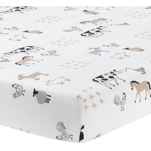 Baby Farm Cotton Fitted Crib Sheet