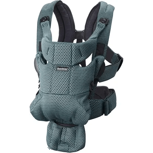 BabyBjörn Baby Carrier Free, 3D mesh, Sage Green
