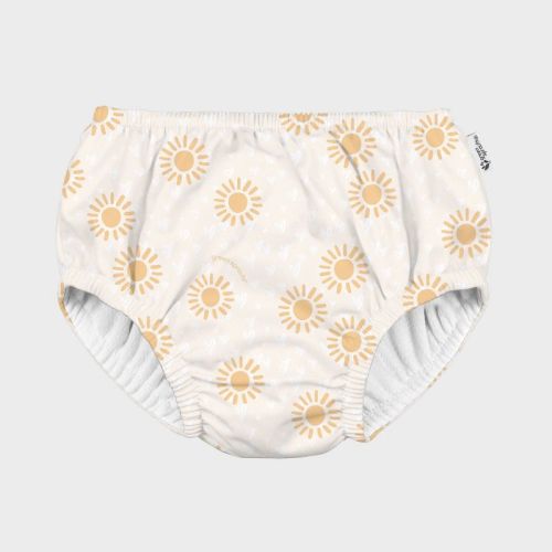 Green Sprouts Baby Eco Pull-up Reusable Swim Diaper Sunshine - Cream 6M