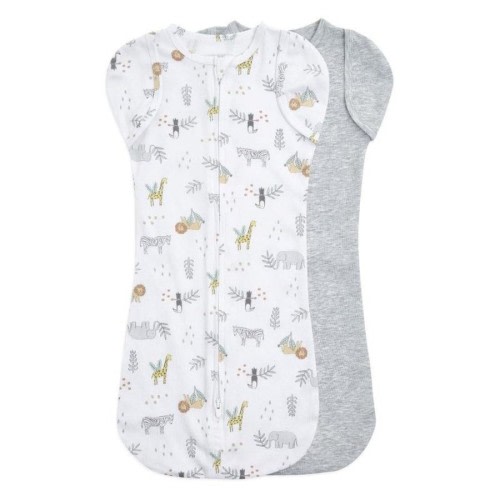 Aden + Anais Essentials Newborn Snug Swaddle 0-3 months - Savannah Spots 2pk