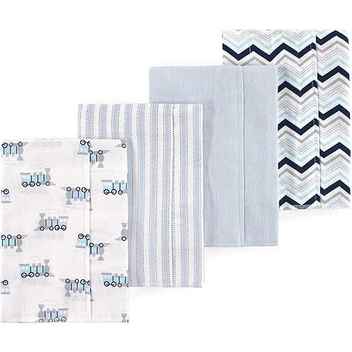 Little Treasure Luvable Friends Flannel Burp Cloths 4pk