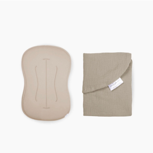 Lounger Curve + Muslin Cover Set | Birch