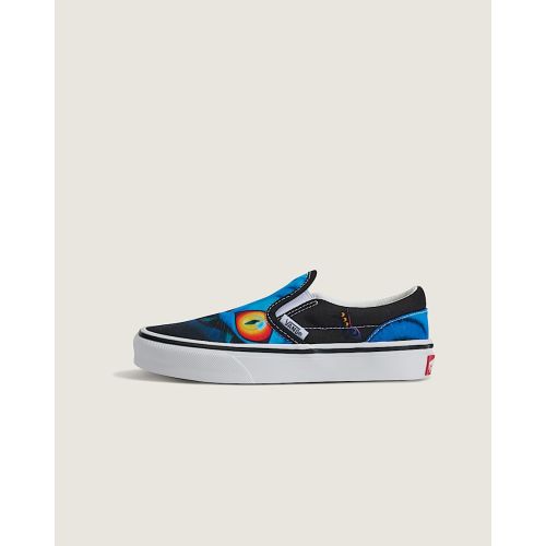 KPop Demon Hunters x Vans Little Kids Classic Slip-On Shoe in Kpop Demon Hunters Black | Vans