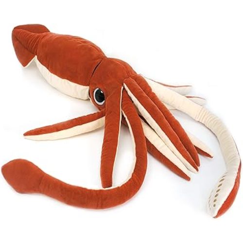 Shubert The Squid - 35 inch Large Stuffed Animal Squid