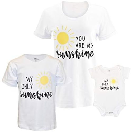 Unique Baby Mommy and Me Shirts You are My Sunshine