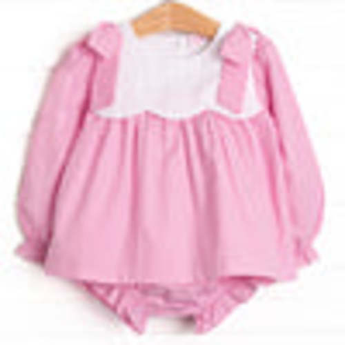 Southern Scallops Diaper Set, Pink – Stitchy Fish