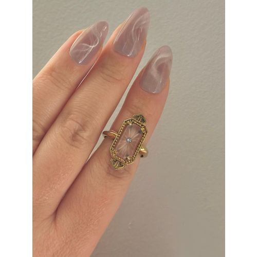 Avon Frostlight Ring size 5.5-7.5