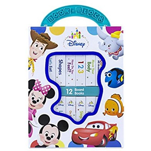 Disney Baby Mickey Mouse, Minnie, Toy Story and More! - My First Library Board Book Block 12-Book Set - PI Kids