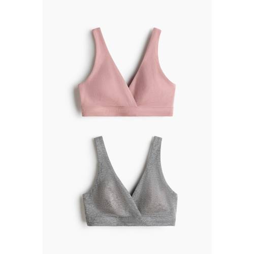 MAMA 2-PACK COTTON NURSING BRAS