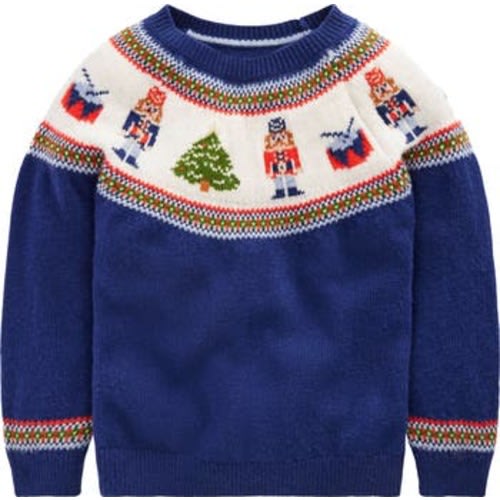 Kids' Fair Isle Crewneck Sweater