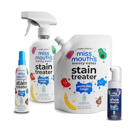 Miss Mouth's Messy Eater Stain Treater and Messy Steppers Essentials Kit