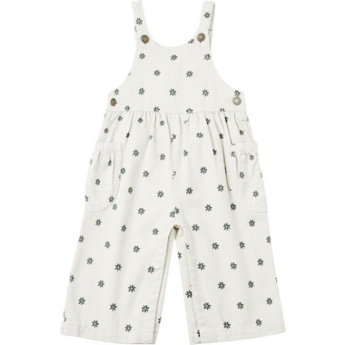 Daisy Cotton Denim Overalls, 6-12M