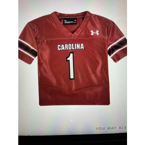 SOUTH CAROLINA GAMECOCKS UA GARNET INFANT FOOTBALL JERSEY