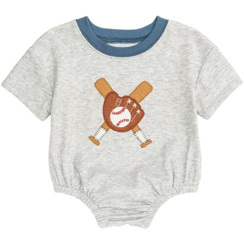 Mud Pie Baby Boy Baseball Tshirt Bubble