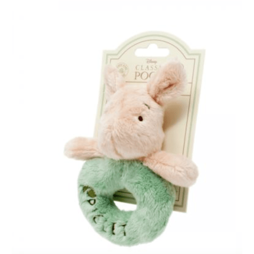 Hundred Acre Wood Piglet Ring Rattle | Rainbow Designs - The Home of Classic Characters