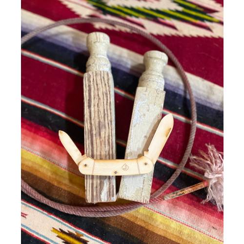 CowKid Wooden Pocket Knife Kit cowboy cowgirl rodeo western ranch children kids toy