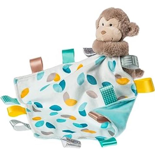 Taggies Cuddlebud Lovey Security Blanket, 9 x 9-inches, Monkey