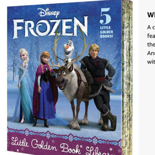 Frozen Little Golden Book Library (Disney Frozen): Frozen; A New Reindeer Friend; Olaf's Perfect Day; The Best Birthday Ever; Olaf Waits for Spring