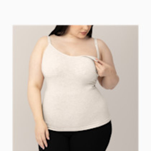 Kindred Bravely Sublime Bamboo Maternity & Nursing Cami - Oatmeal Heather, Small
