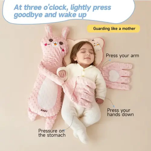 Baby Soothing Hugging Pillow Soft Cotton Animal-Shaped Sleep - TikTok Shop