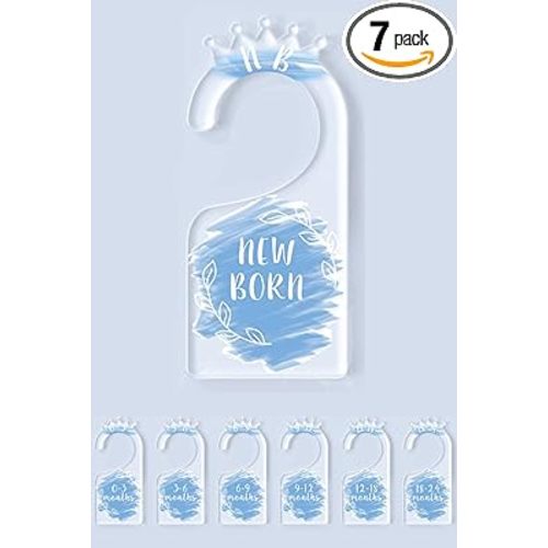 OneDream Acrylic Baby Closet Dividers, Baby Clothes Dividers for Closet