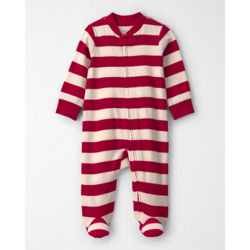 Baby Organic Cotton Ribbed Sleep & Play Pajamas in Stripes - Little Planet | Carter's