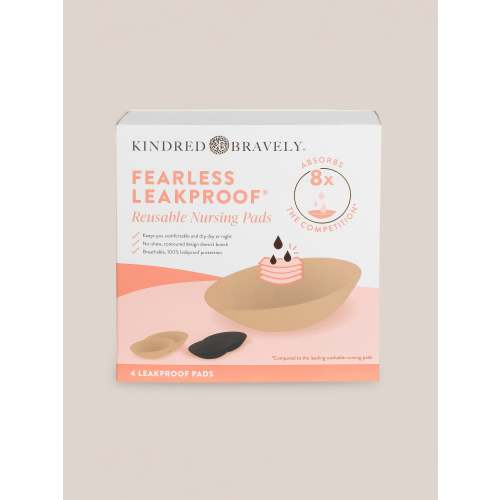 Fearless Leakproof® Reusable Nursing Pads | Black & Beige - Kindred Bravely