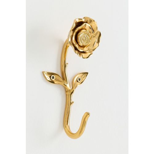 Brass Rose Hook