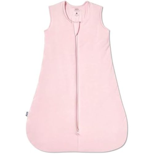 HALO SuperSoft Bamboo Wearable Blanket 1.5 TOG – Buttery Soft, Plush Baby Sleep Sack for Newborns, Infants & Toddlers, Hip-Healthy Design, Machine Washable, 0 – 6 Months, Small, Dusty Pink