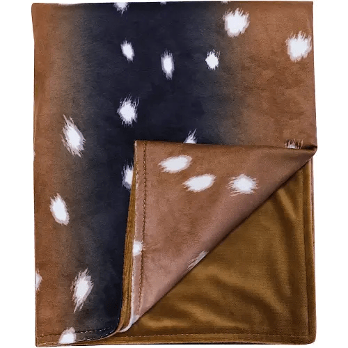 GFU Baby balnket for Boys and Girls, Swaddle Receiving Plush Blanket, Soft Western Newborn Unisex Sleep Blanket for Infant Toddler and Kids for Crib and Stroller, Deer Skin Print, Hunting Theme