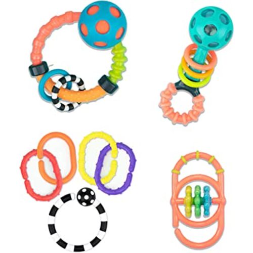 Sassy My First Toys Sensory Toy Gift Set for Ages 0+ Months
