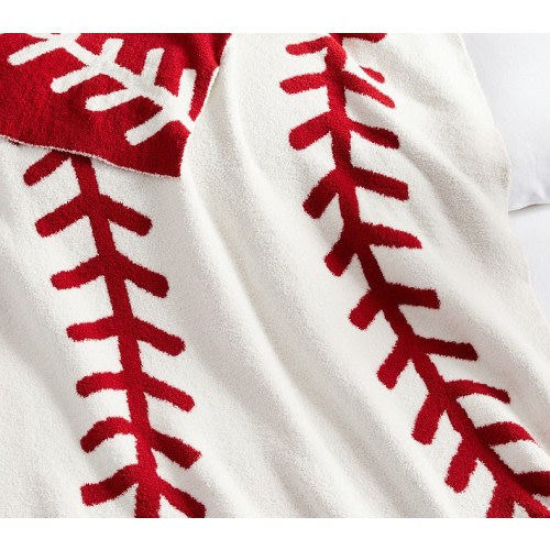 Baseball Fuzzy Kid Throw Blanket