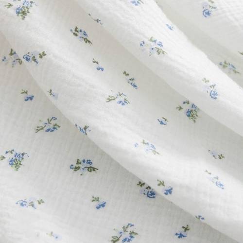 Double Gauze Fabric,natural Fabric,cotton Fabric,muslin Fabric,flower Fabric,floral Fabric,cotton Fabric,baby Gauze Fabric,fabric by 1/2yard - Etsy