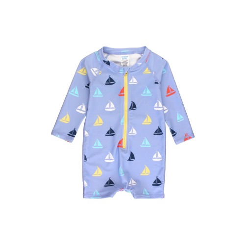Boys Long Sleeve One Piece Rash Guard