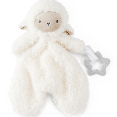 White Baby Lamb Plush With Teether | Carter’s Oshkosh Canada
