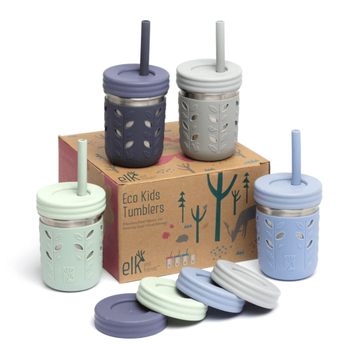 Stainless Steel 10oz Drinking Tumblers + Food Storage