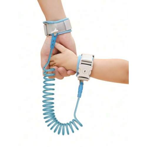 1pc Upgraded Anti-Lost Baby Leash Bracelet With Key Lock, Retractable Child Wrist Link
