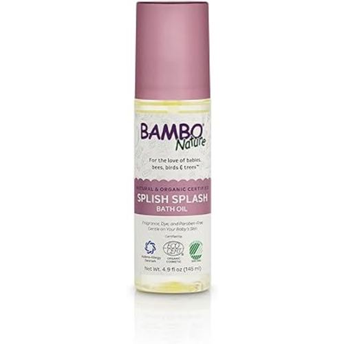 Bambo Nature Splish Splash Bath Oil, 4.9 fl oz Bottle, 1 Count