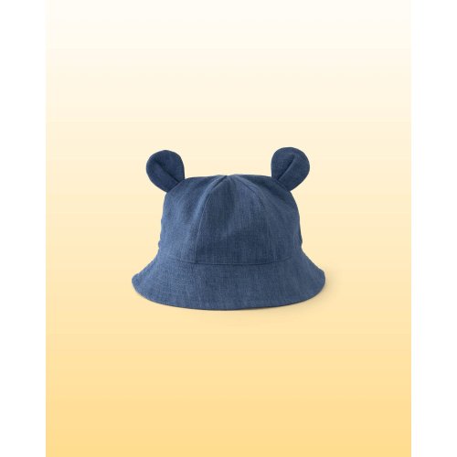 Baby Chambray Bucket Hat with Bear Ears - Indigo - OshKosh B'gosh | Carter's