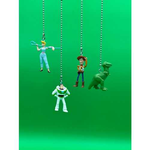 Toy Story Characters Ceiling Fan/Light Pull Chain- Woody, Buzz Lightyear, Bo Peep, Rex, Alien,