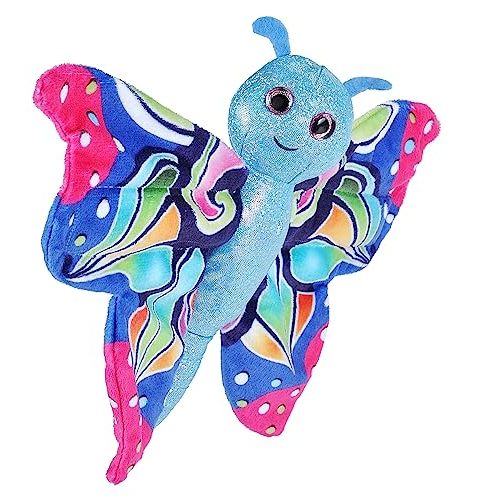 Wild Republic Huggers Colorful Butterfly Stuffed Animal - 8"