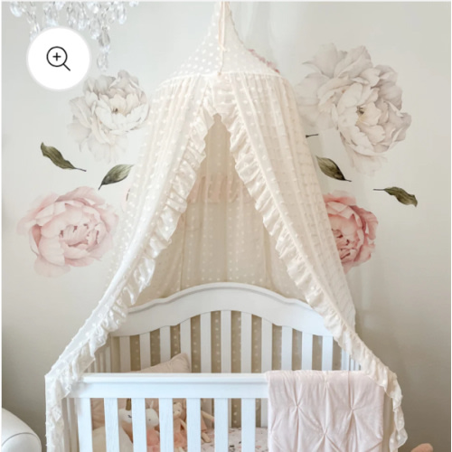 Wonder Space | Gorgeous Princess Girls' Canopy for Bed & Crib | Nursery Room