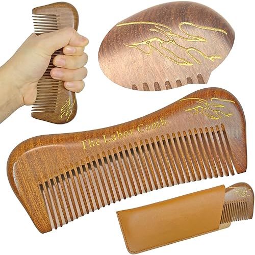 Solid Sandalwood Wood Comb for Labor