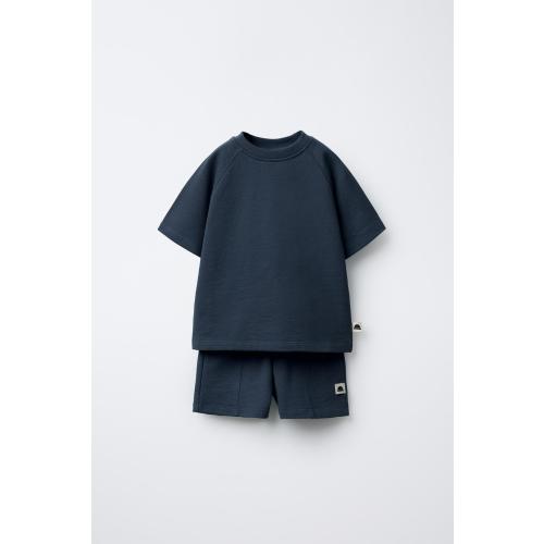 TAG JOGGING SET - Blue | ZARA United States